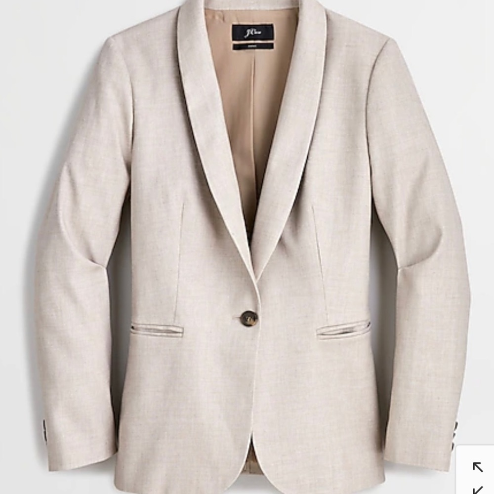 J Crew Parke Linen Blazer NWT
